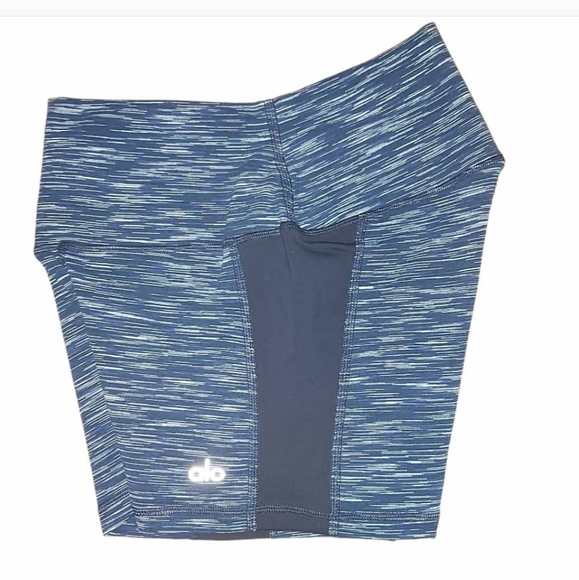 ALO Yoga ELE / ATE SHORT Color RICH NAVY Space dy - Picture 4 of 12